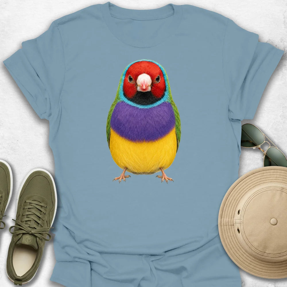 Gouldian Finch Portrait T-Shirt