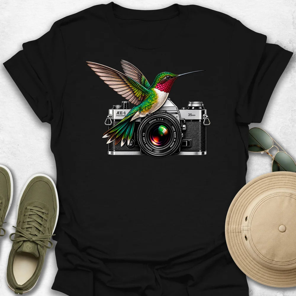 Humming Bird on Camera T-Shirt