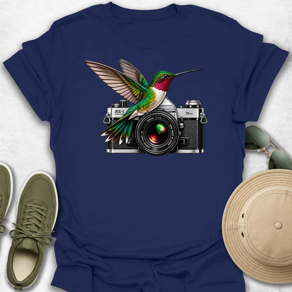 Humming Bird on Camera T-Shirt