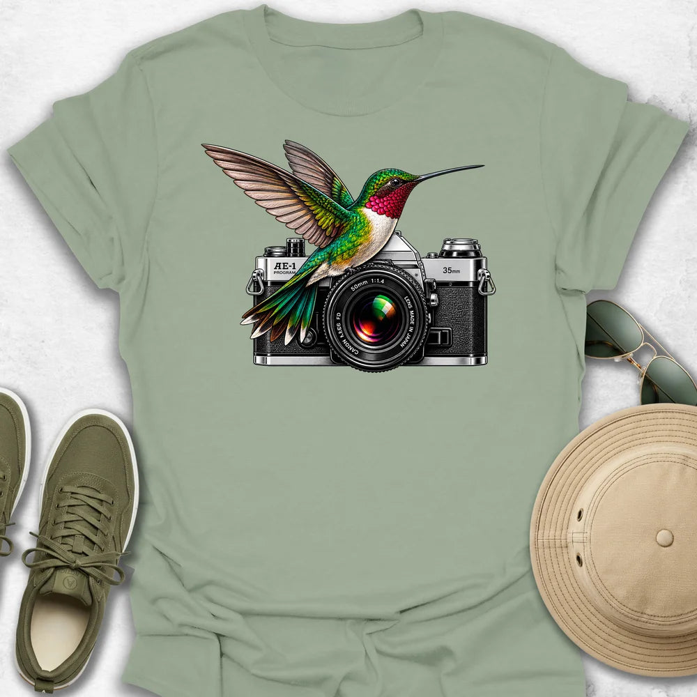Humming Bird on Camera T-Shirt