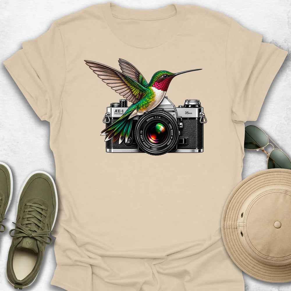 Humming Bird on Camera T-Shirt