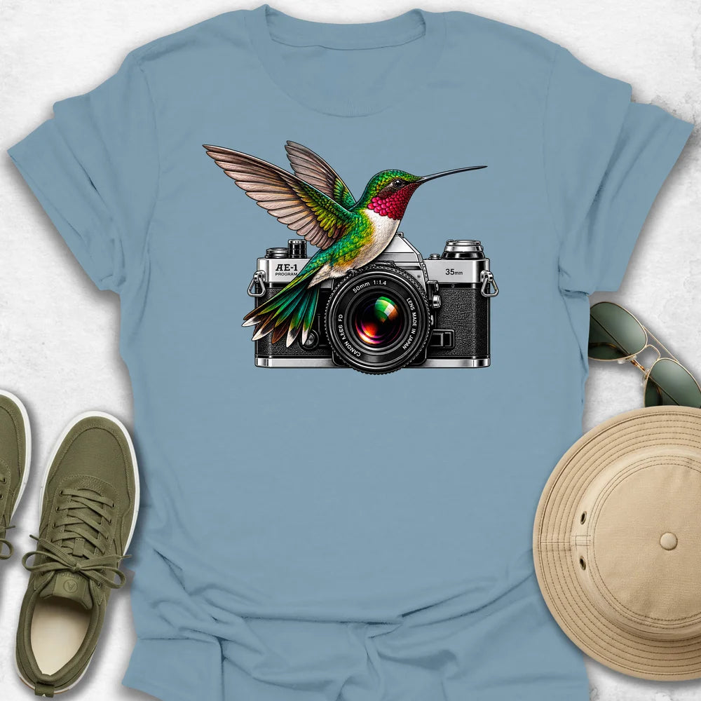 Humming Bird on Camera T-Shirt