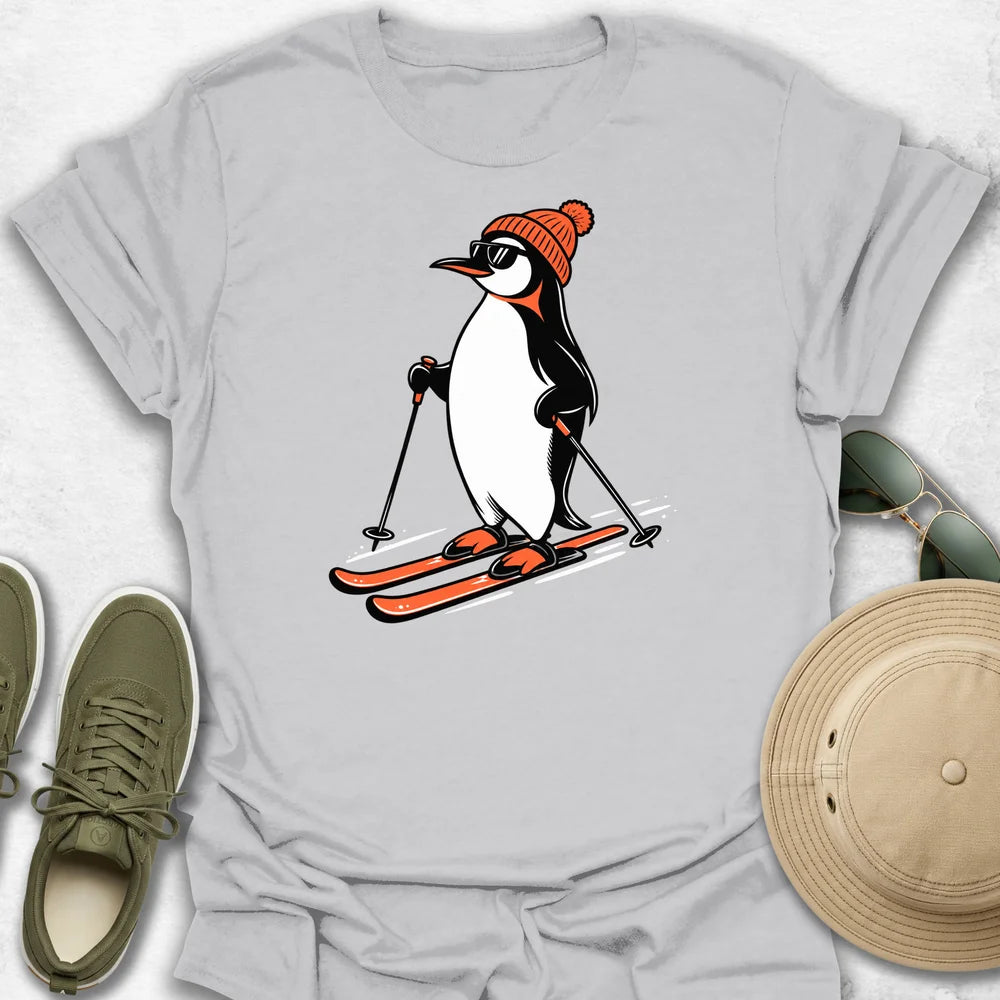 Penguin on Skis T-Shirt