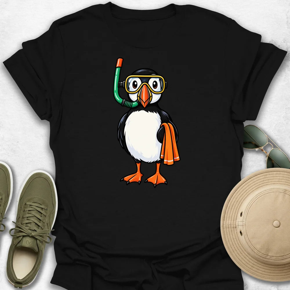 Snorkeling Puffin T-Shirt