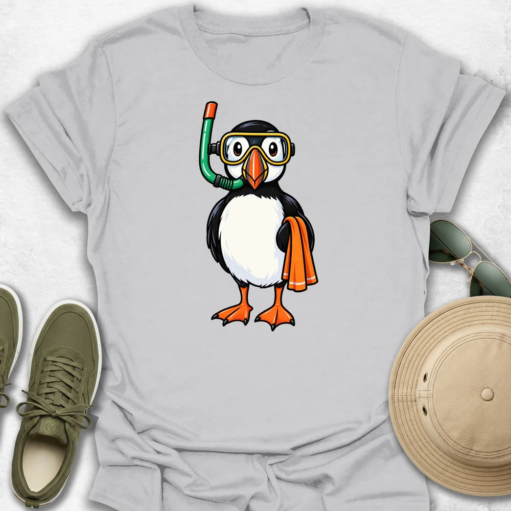 Snorkeling Puffin T-Shirt