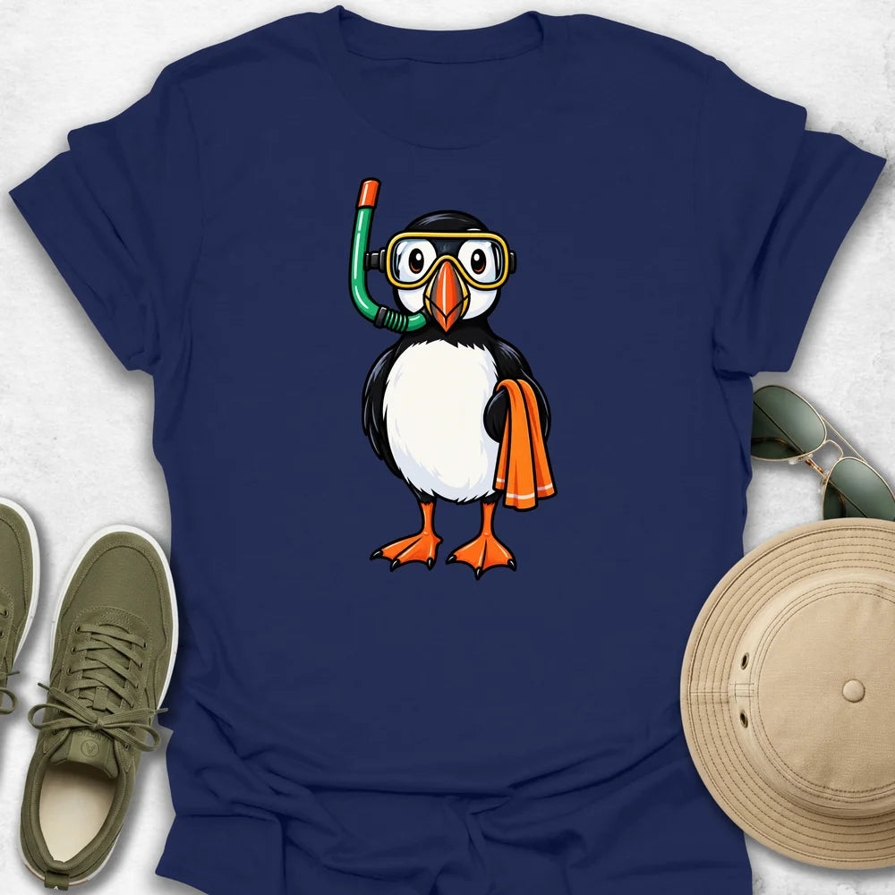 Snorkeling Puffin T-Shirt
