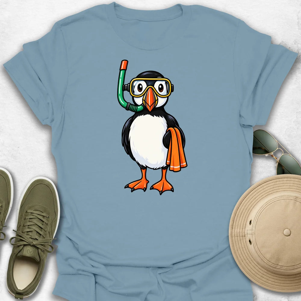 Snorkeling Puffin T-Shirt