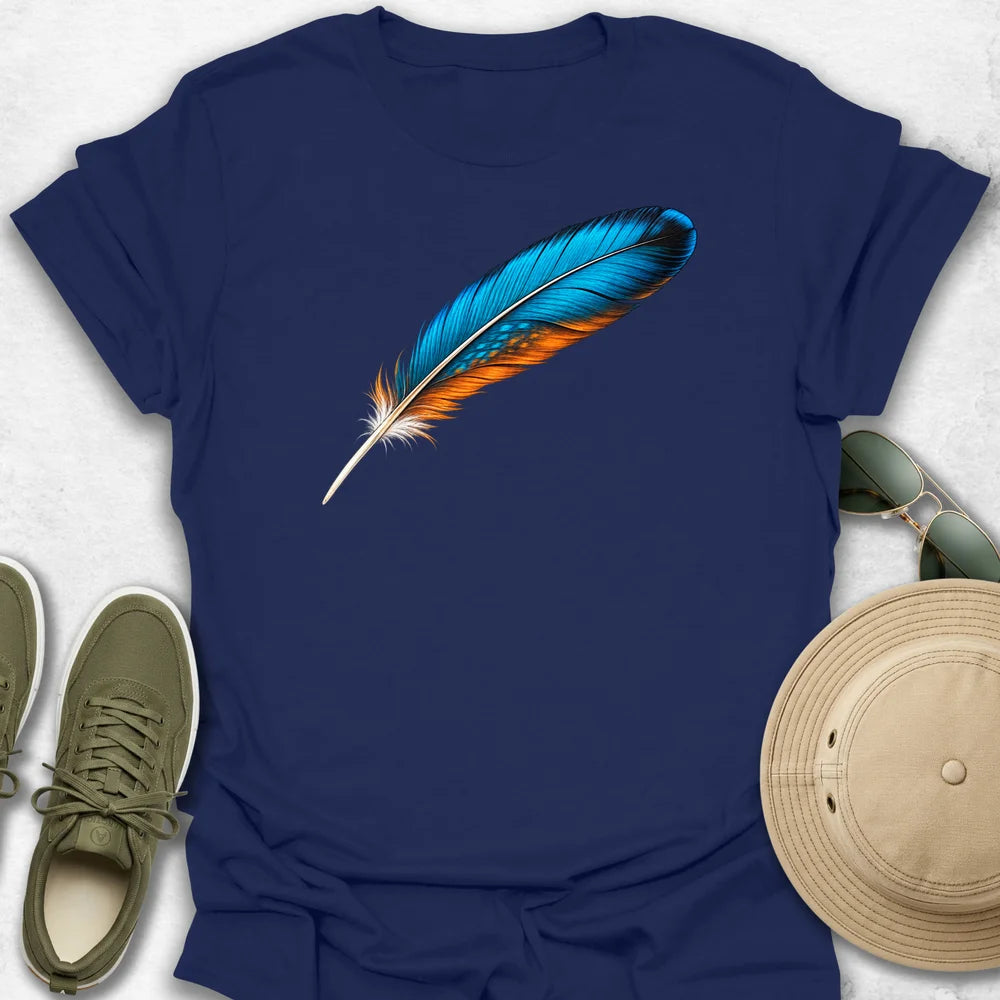 Kingfisher Feather T-Shirt