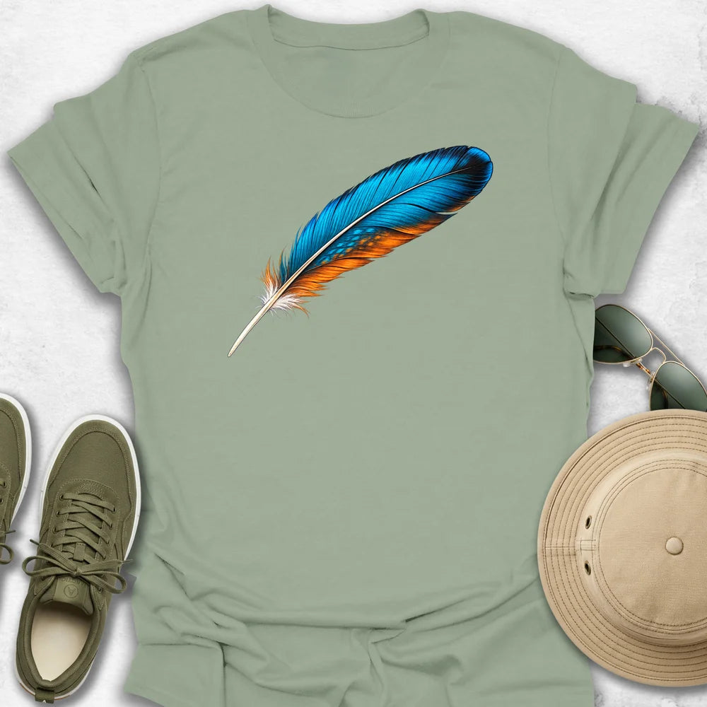 Kingfisher Feather T-Shirt