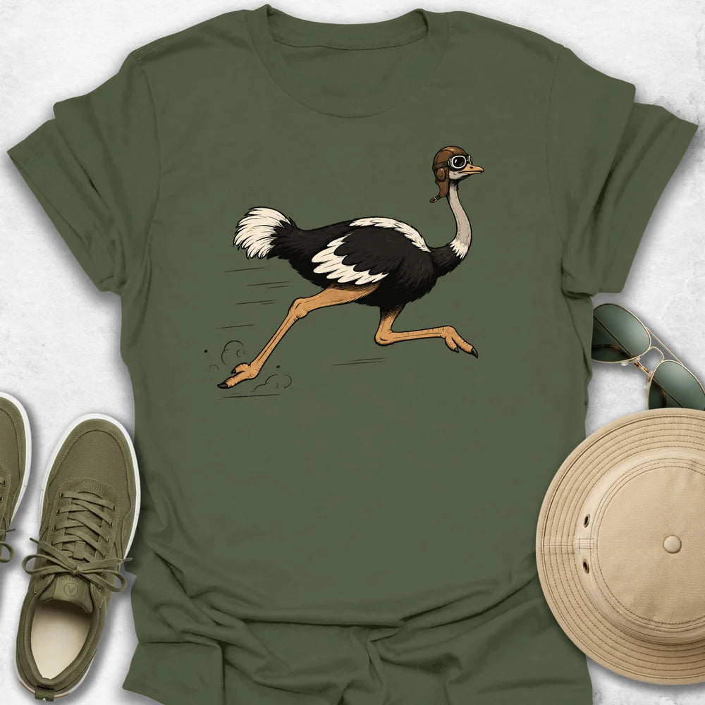 Running Ostrich T-Shirt
