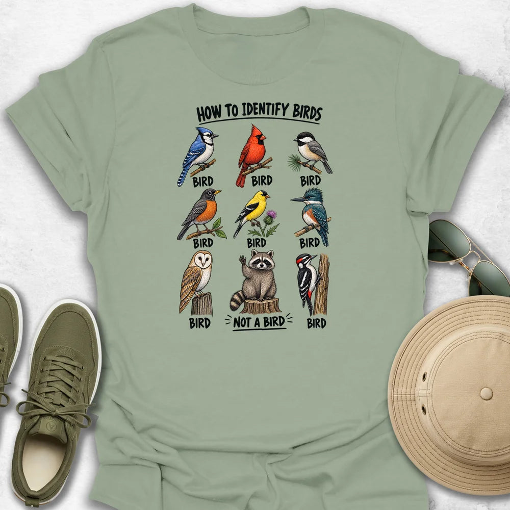 How to Identify Birds T-Shirt
