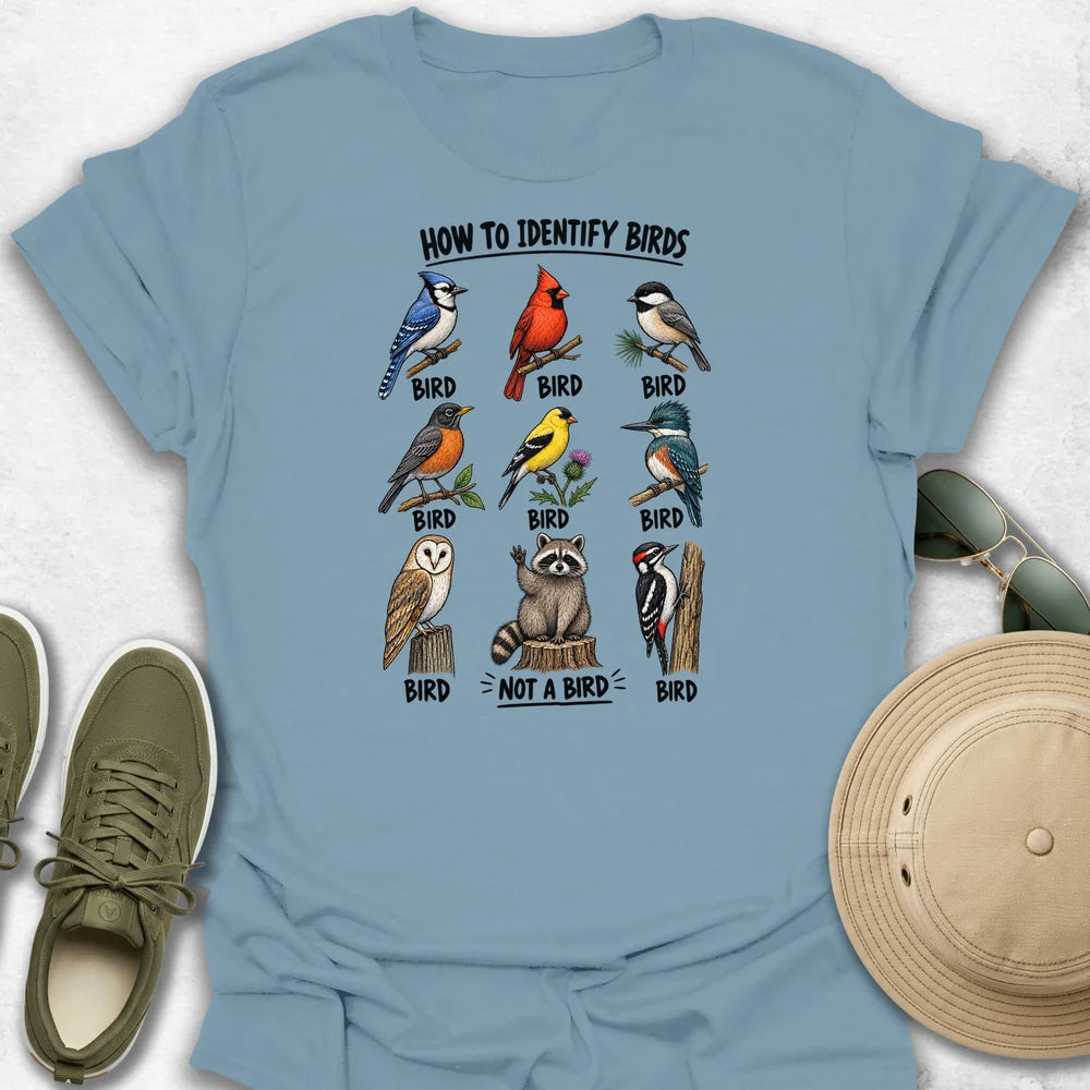 How to Identify Birds T-Shirt