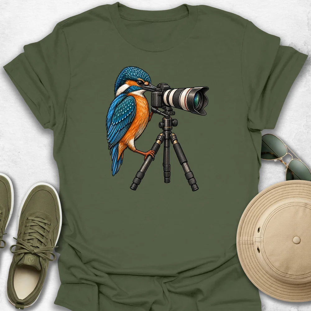Kingfisher Photographer T-Shirt