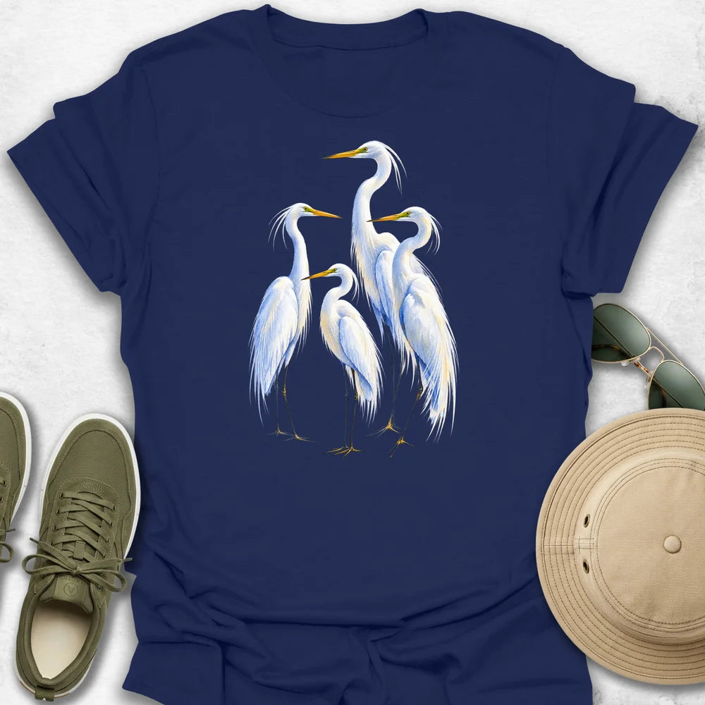 Egret Quartet T-Shirt