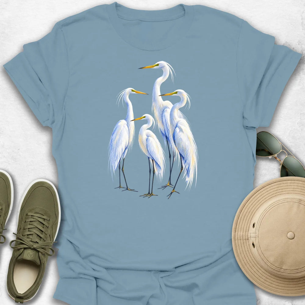 Egret Quartet T-Shirt