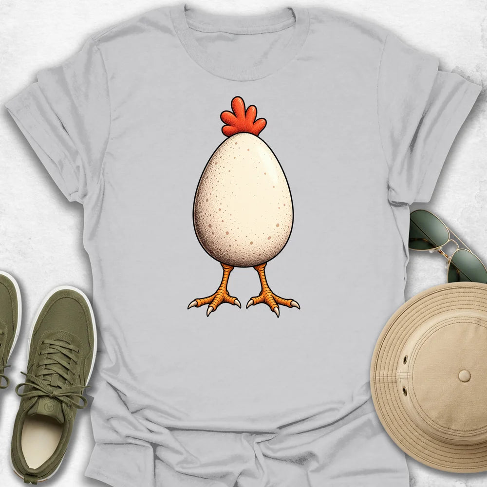 Whimsical Egg-Chicken T-Shirt