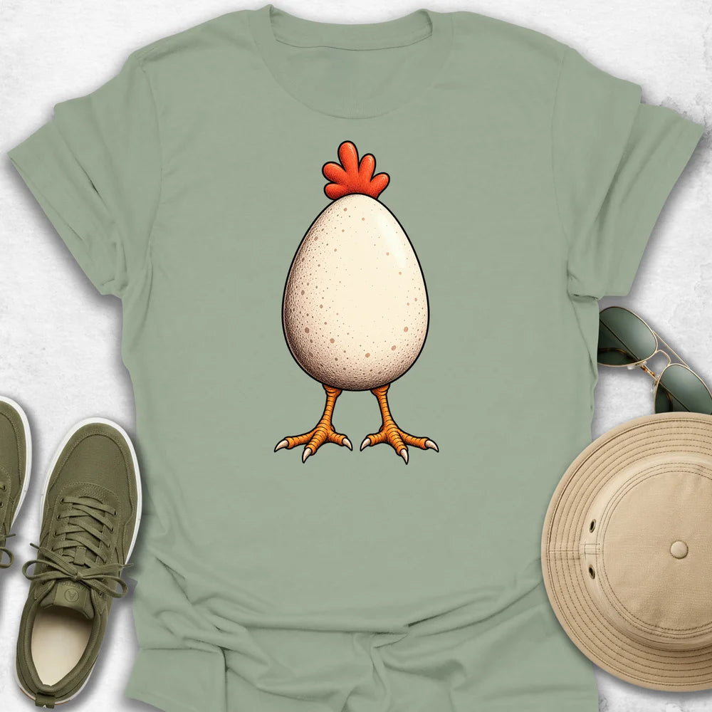 Whimsical Egg-Chicken T-Shirt