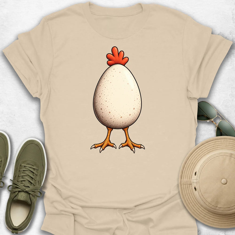 Whimsical Egg-Chicken T-Shirt