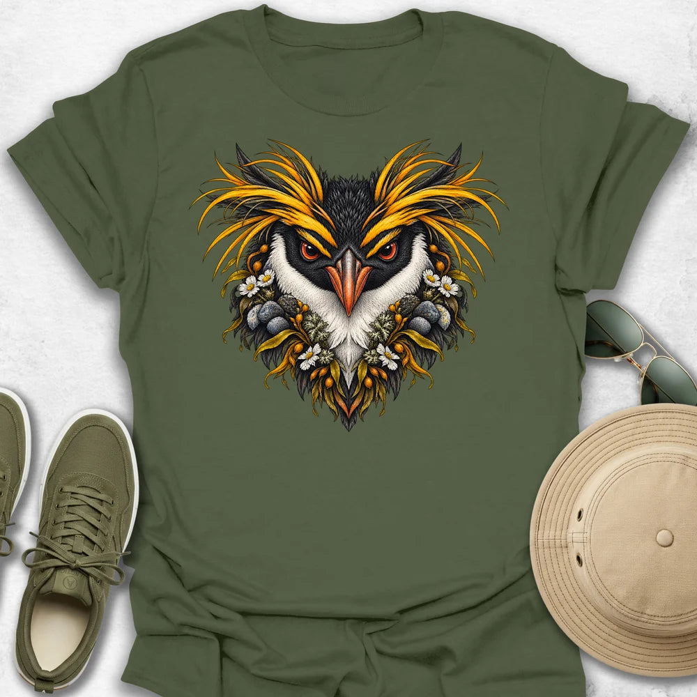 Macaroni Penguin Crest T-Shirt