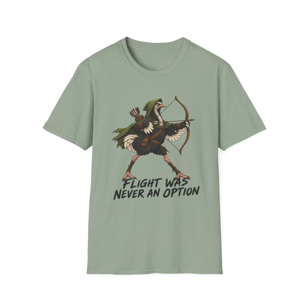 Ostrich Drawing a Longbow T-Shirt
