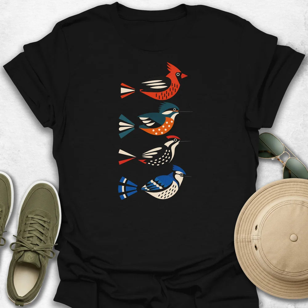 Geometric Birds T-Shirt