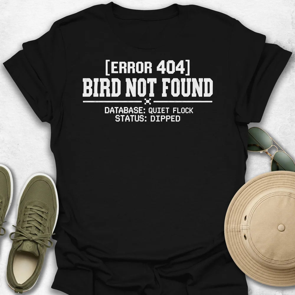 Birdwatching Error 404 T-Shirt