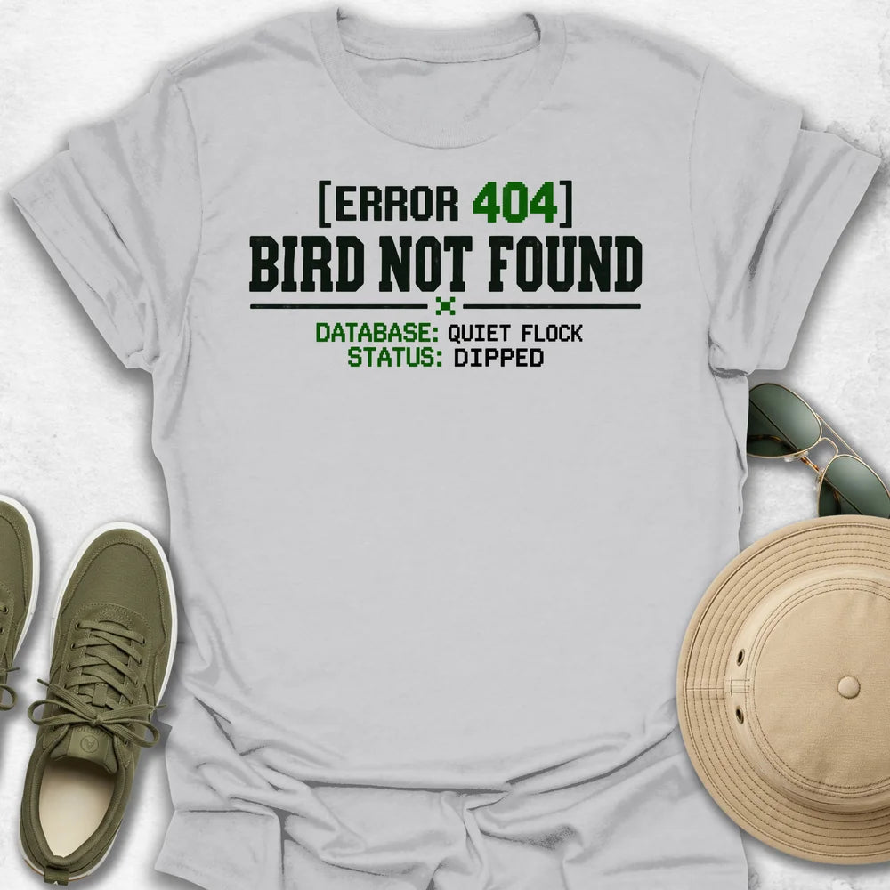 Birdwatching Error 404 T-Shirt