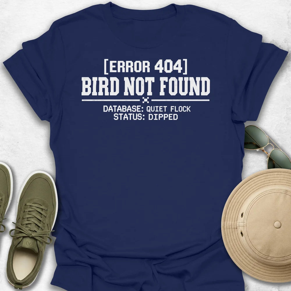 Birdwatching Error 404 T-Shirt