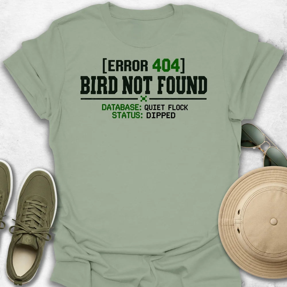 Birdwatching Error 404 T-Shirt