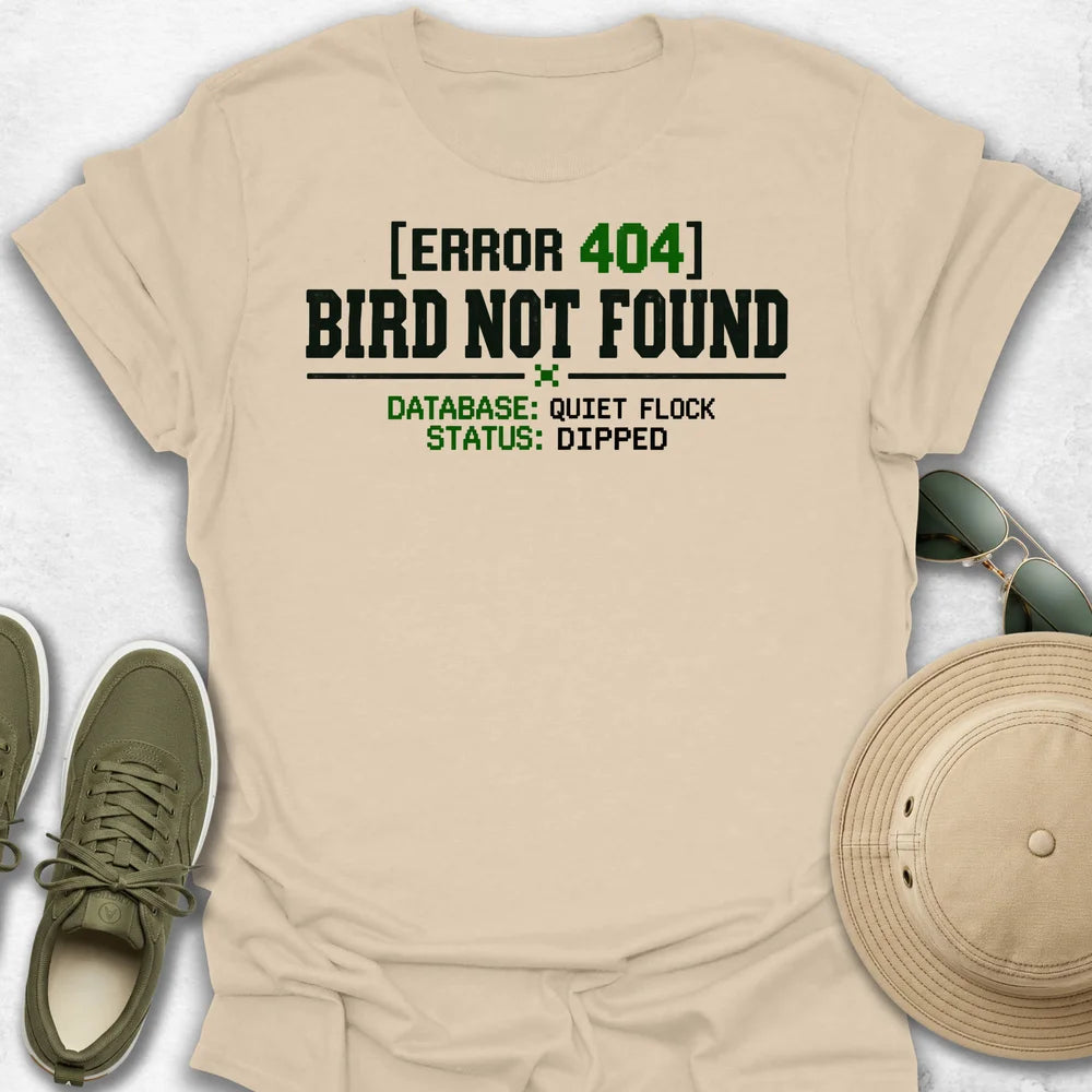 Birdwatching Error 404 T-Shirt
