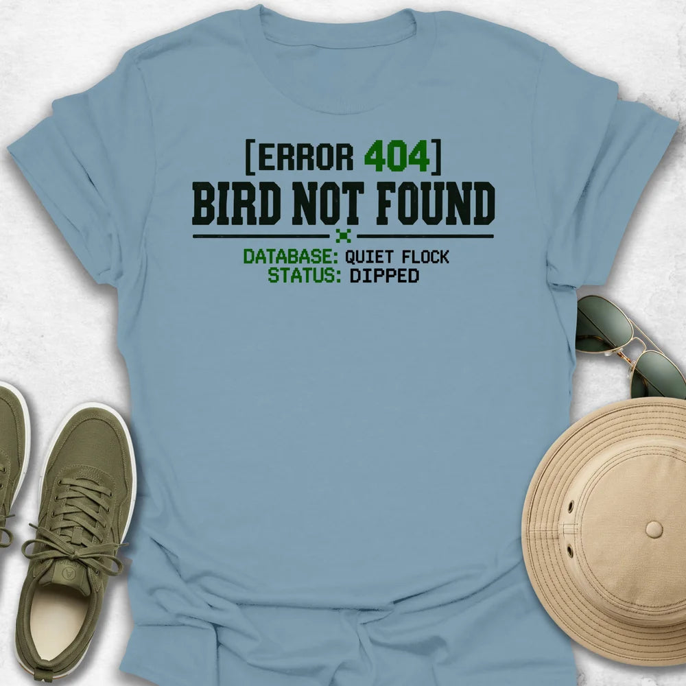 Birdwatching Error 404 T-Shirt
