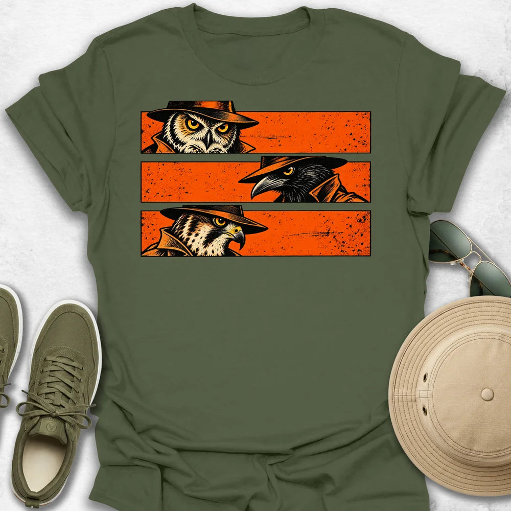 Bird Detective Trio T-Shirt