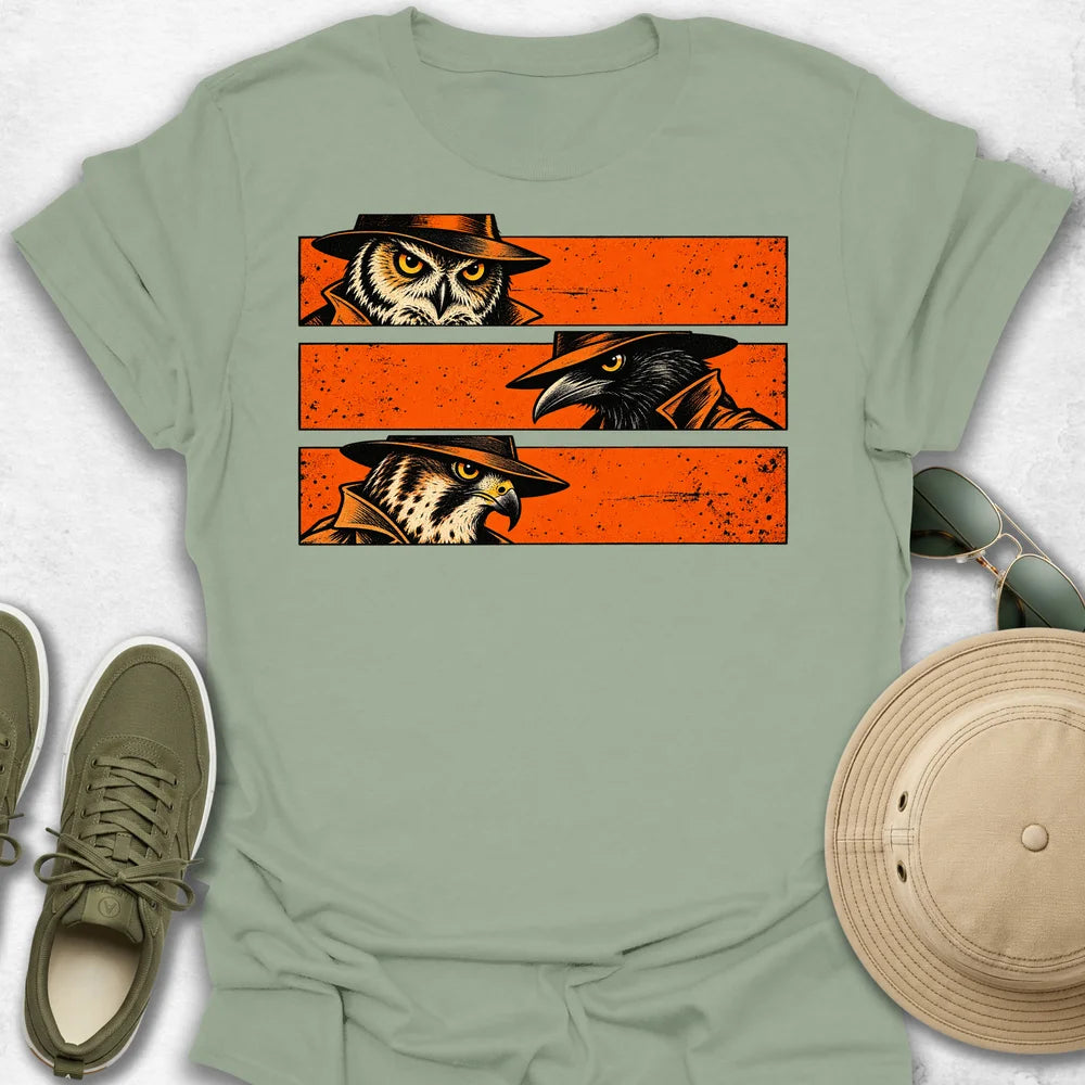 Bird Detective Trio T-Shirt