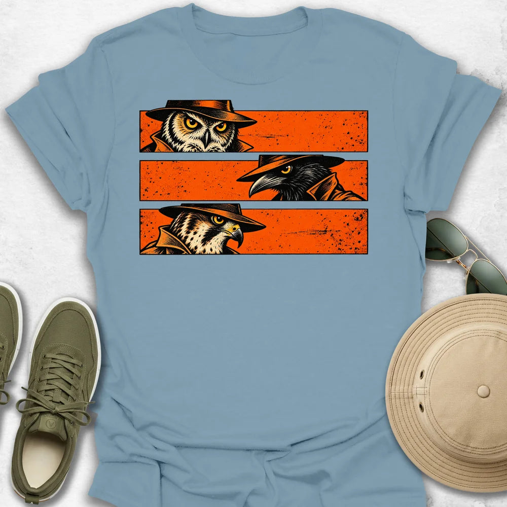 Bird Detective Trio T-Shirt