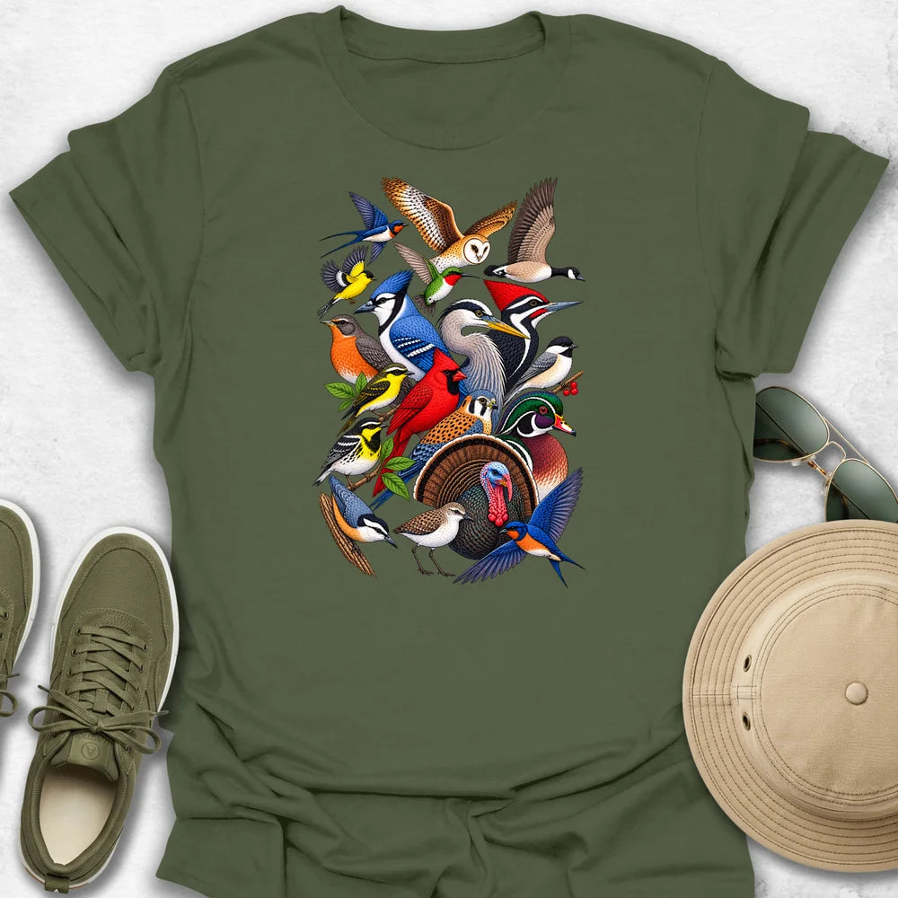 North America Birds T-Shirt