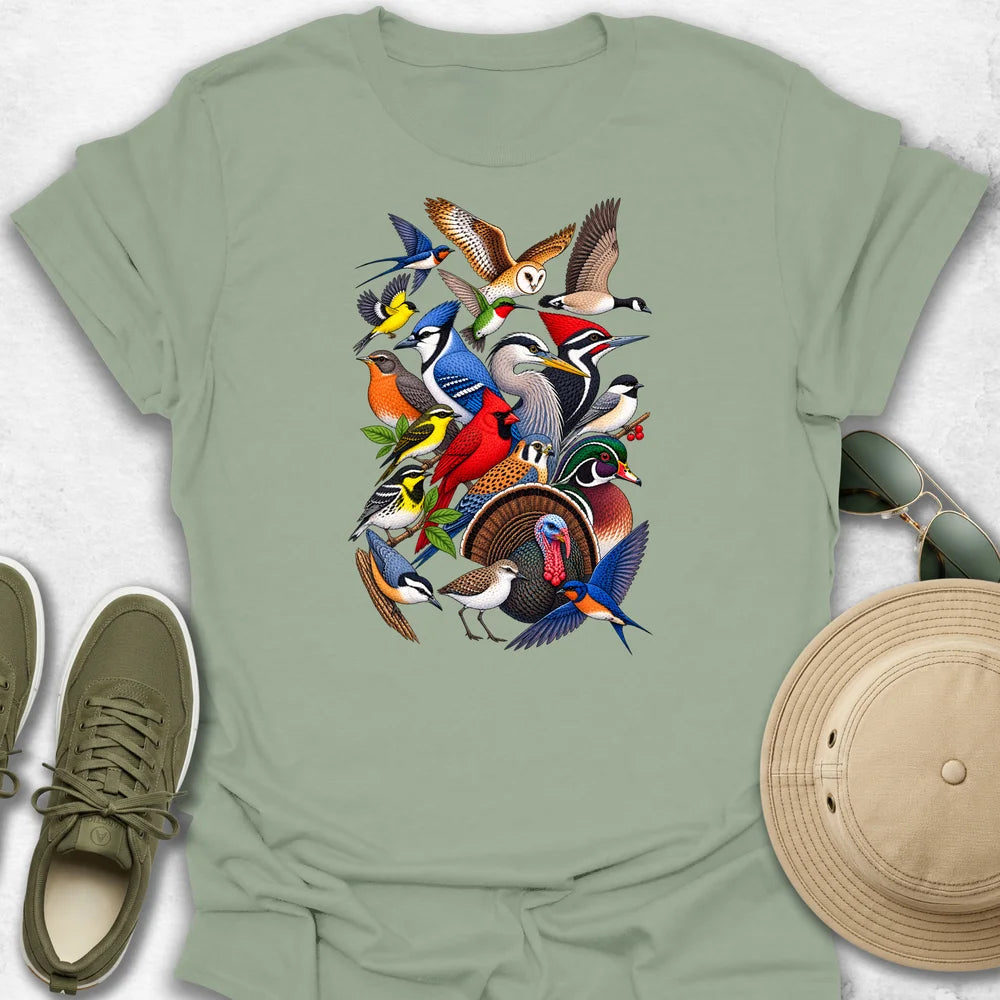 North America Birds T-Shirt