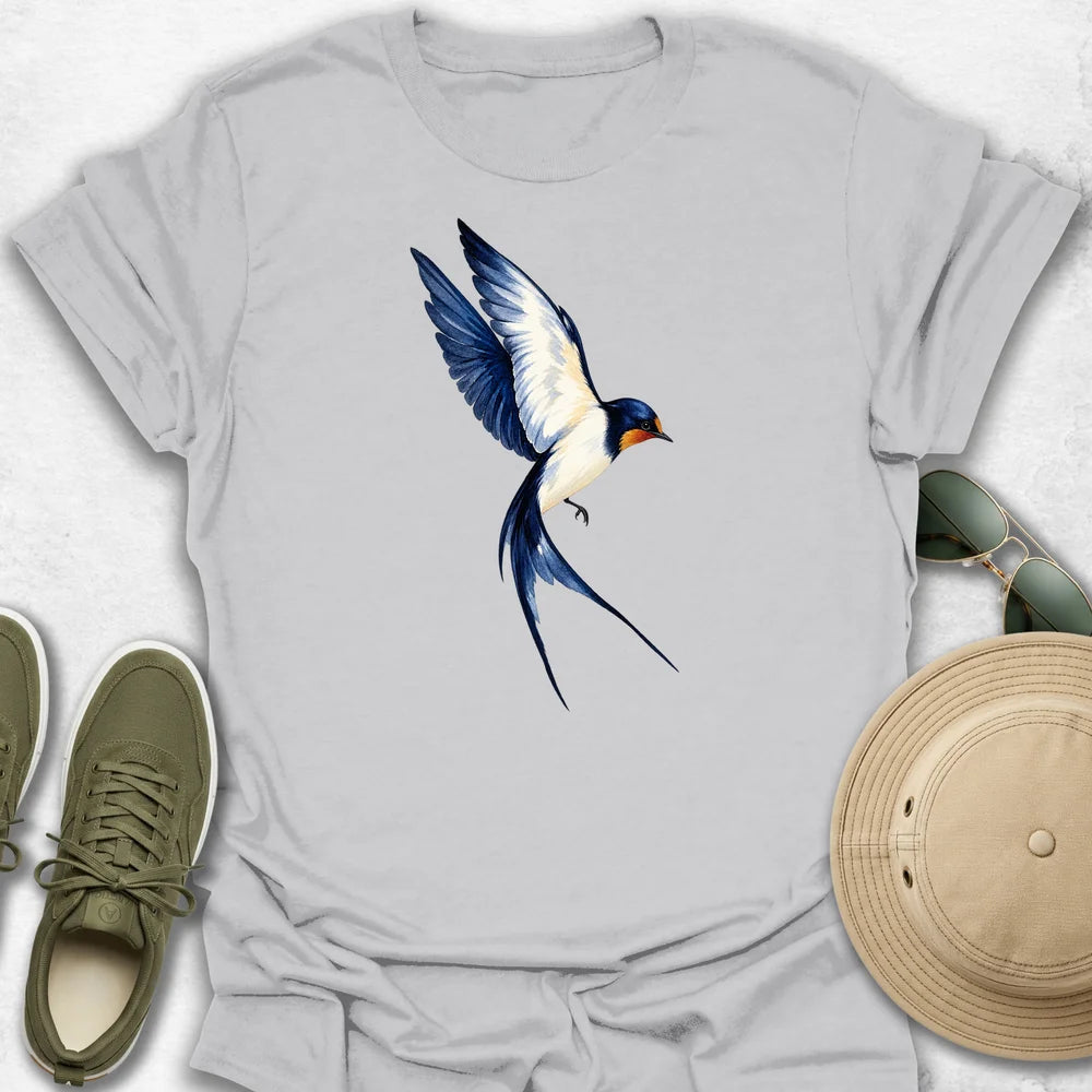 Swallow Hovering In the Air T-Shirt