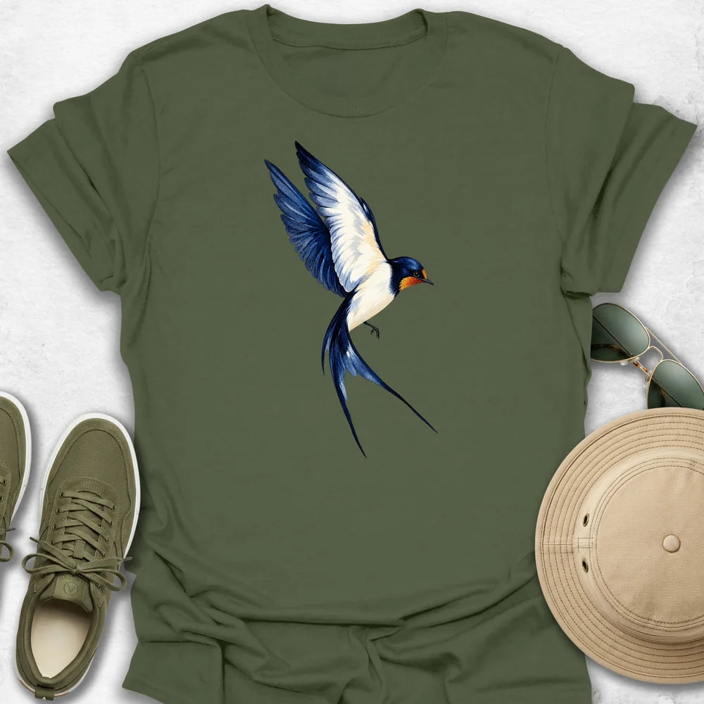 Swallow Hovering In the Air T-Shirt