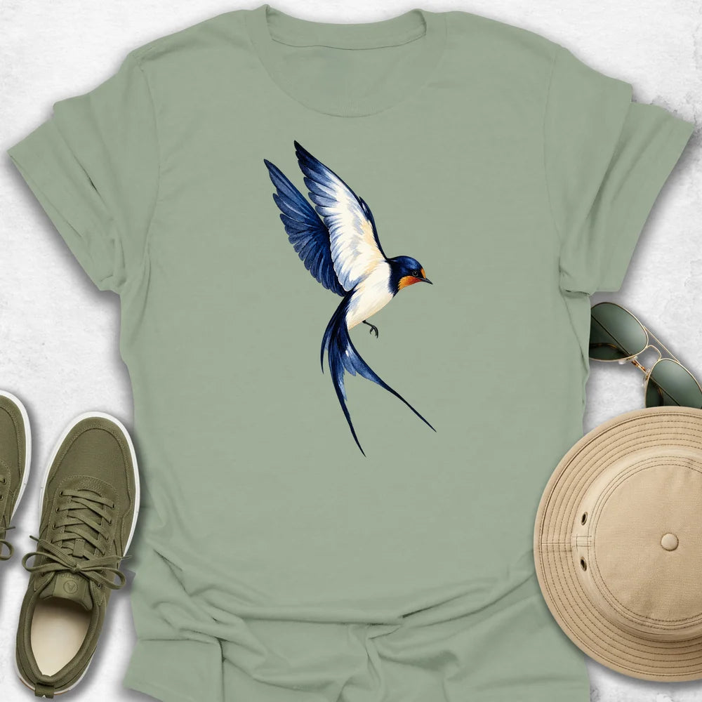 Swallow Hovering In the Air T-Shirt