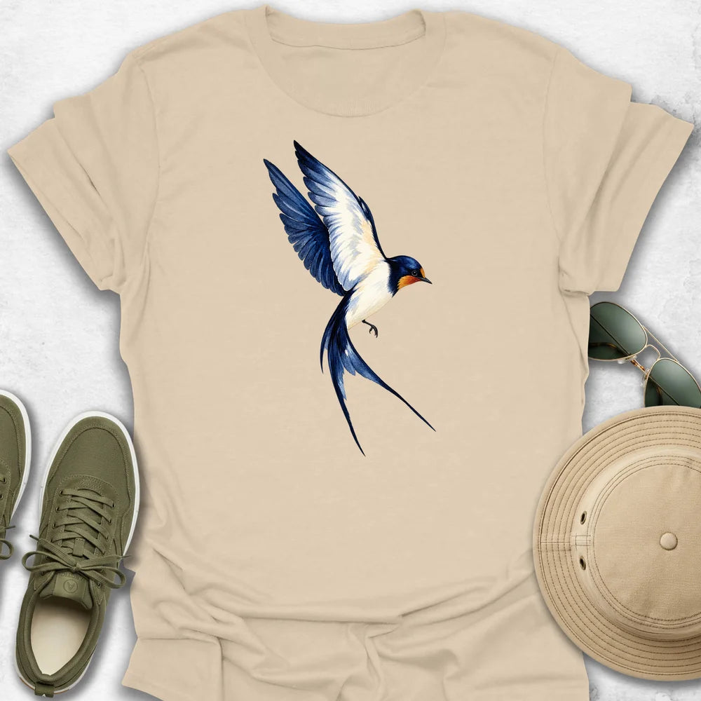 Swallow Hovering In the Air T-Shirt