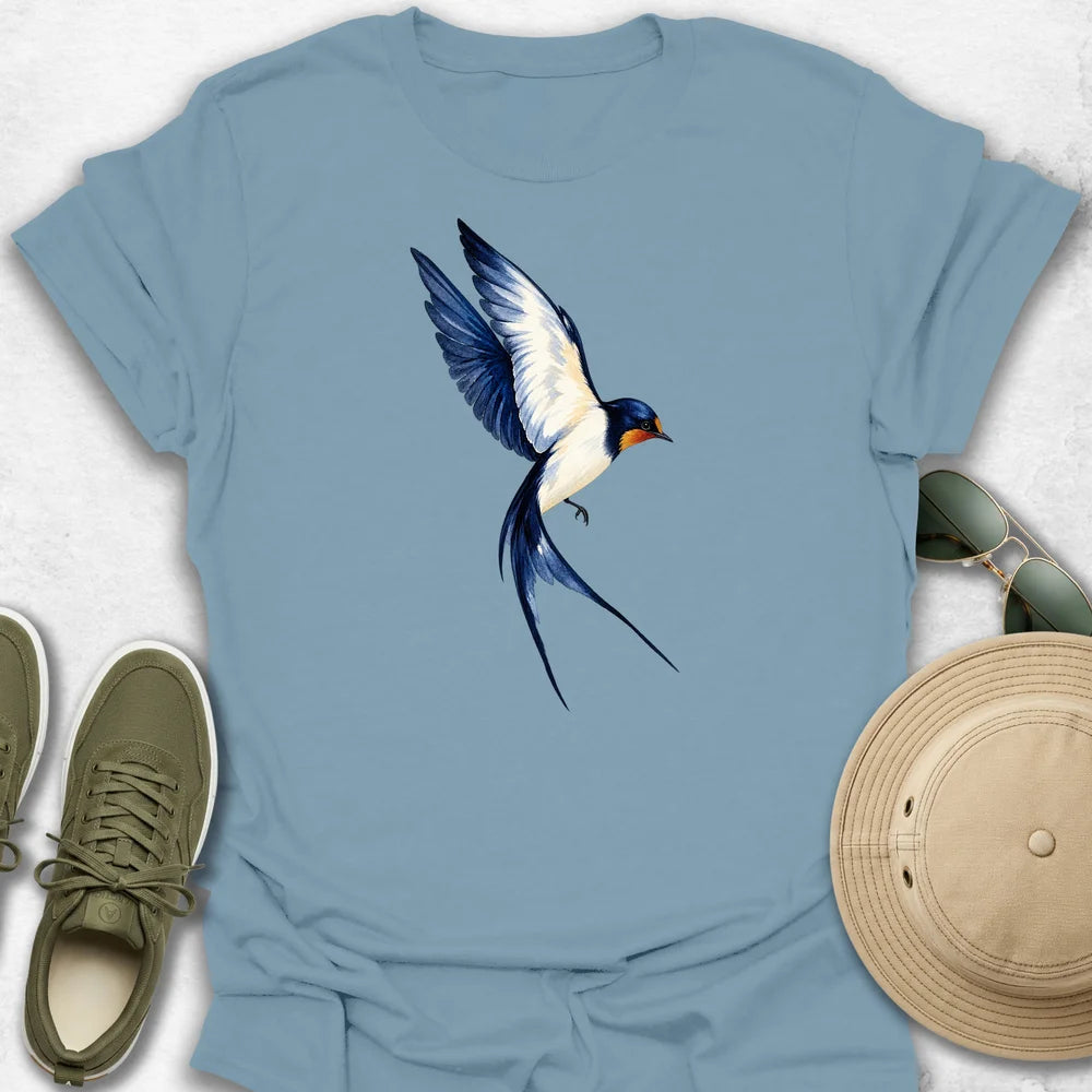 Swallow Hovering In the Air T-Shirt