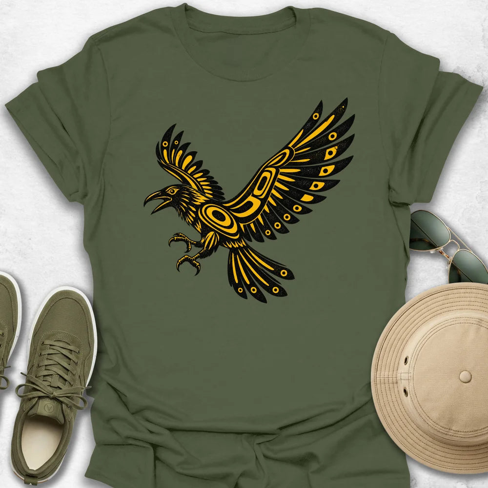 Tribal Raven T-Shirt