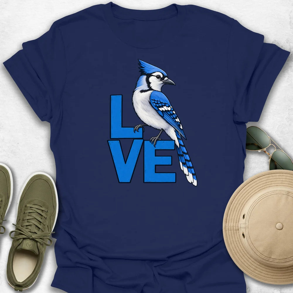 LOVE Blue Jay T-Shirt
