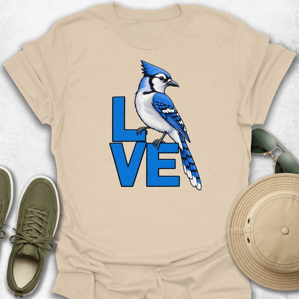 LOVE Blue Jay T-Shirt