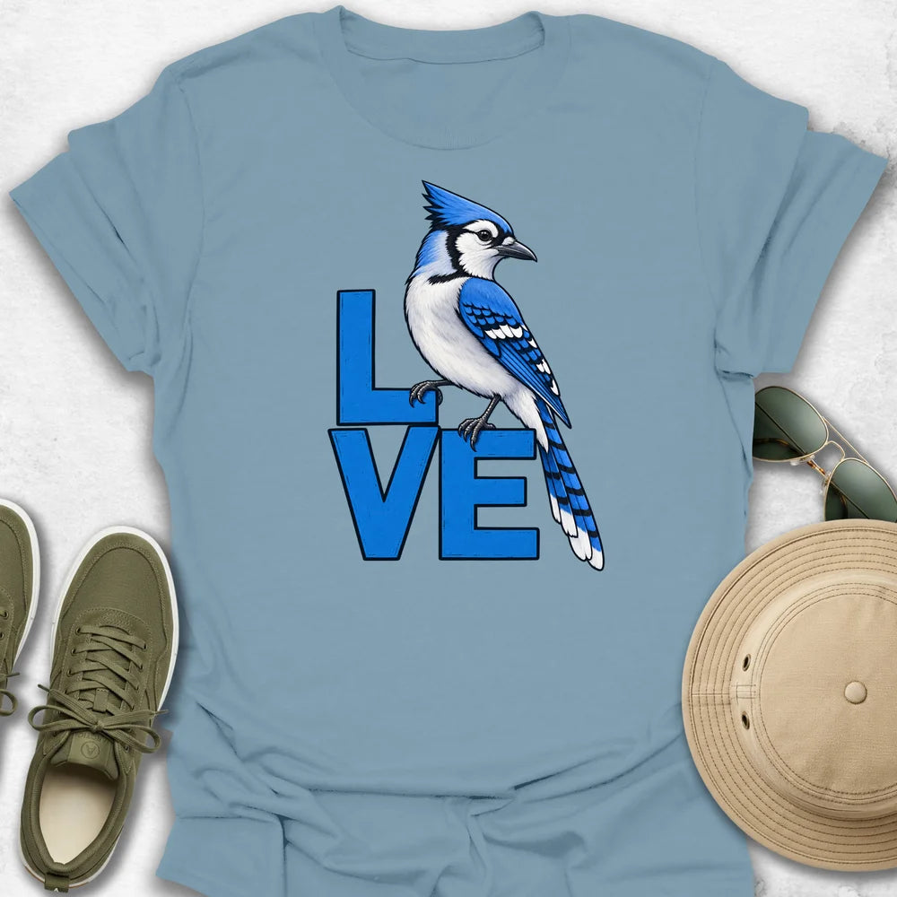 LOVE Blue Jay T-Shirt