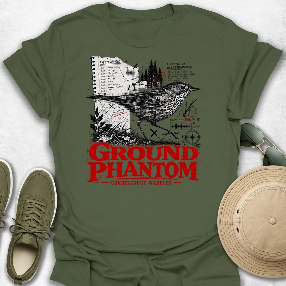 Ground Phantom Connecticut Warbler T-Shirt