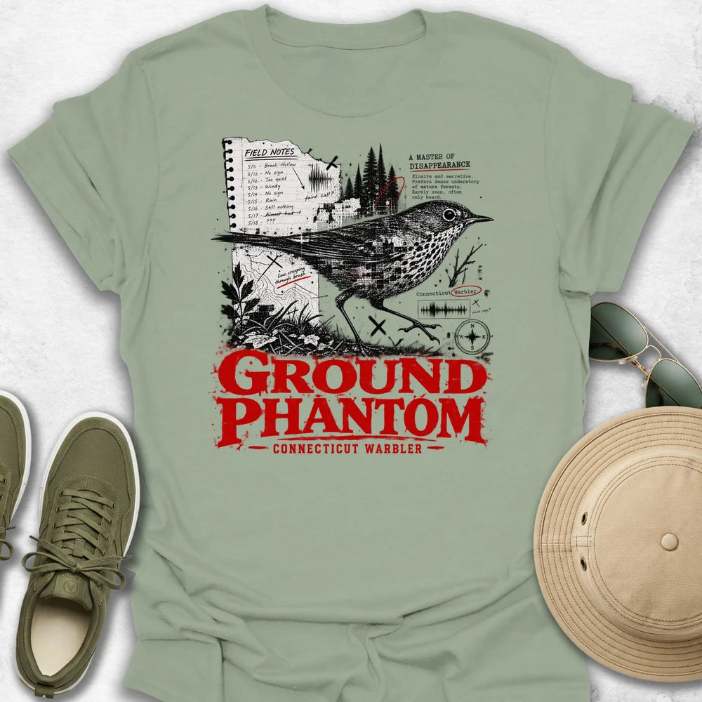 Ground Phantom Connecticut Warbler T-Shirt