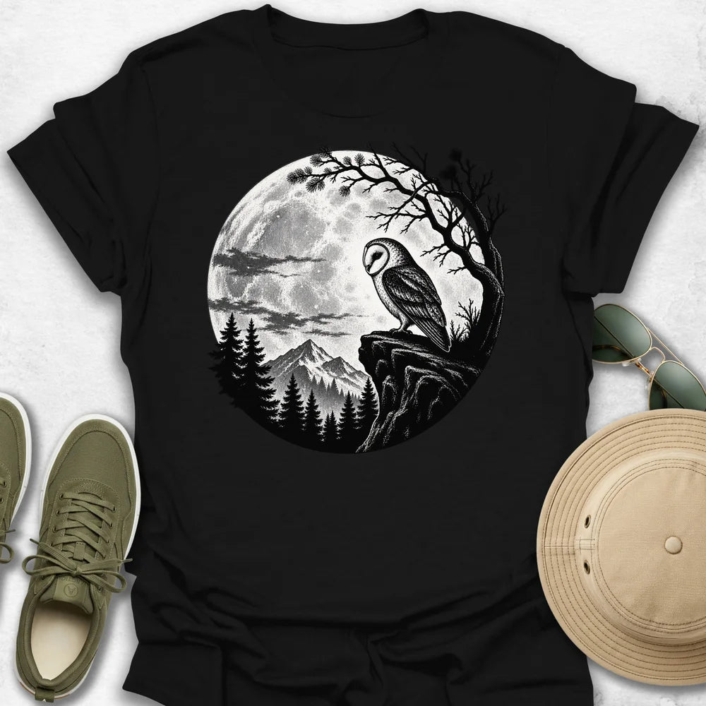 Moonlit Owl Wilderness T-Shirt