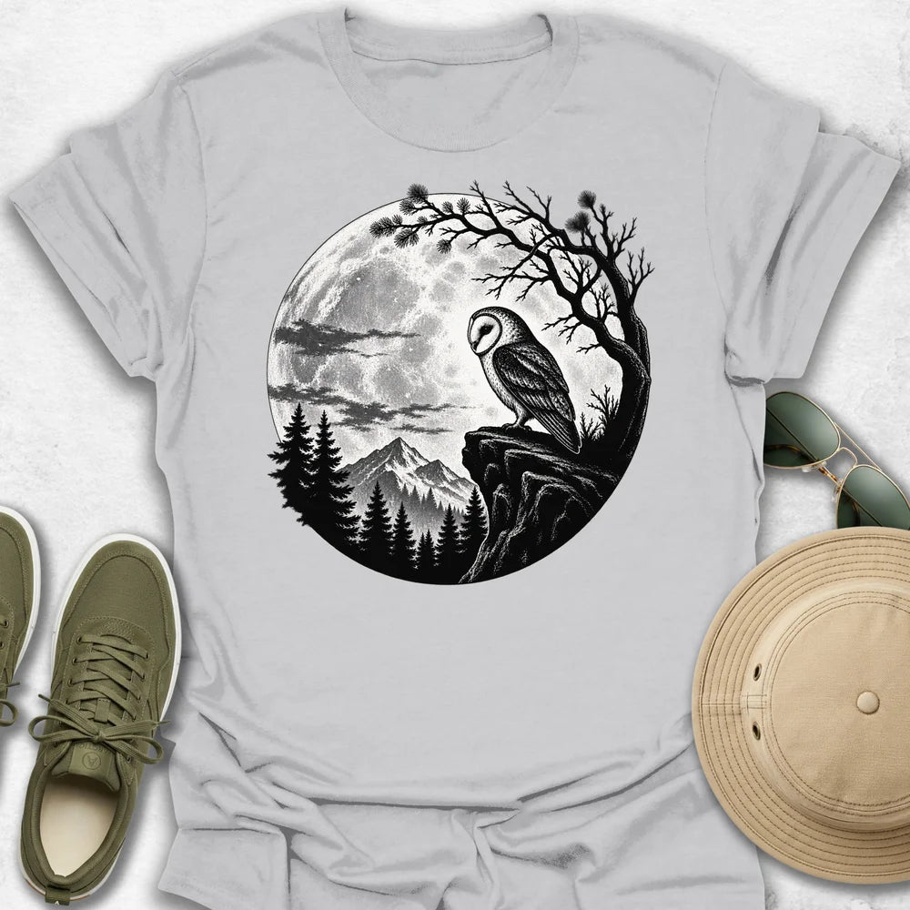 Moonlit Owl Wilderness T-Shirt
