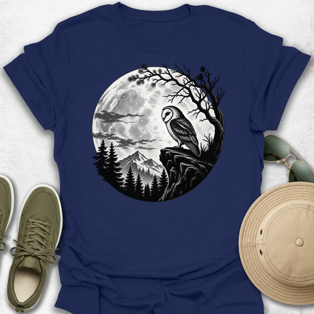 Moonlit Owl Wilderness T-Shirt